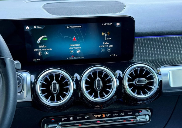 Mercedes-Benz GLB cena 99900 przebieg: 19000, rok produkcji 2021 z Szczytno małe 352